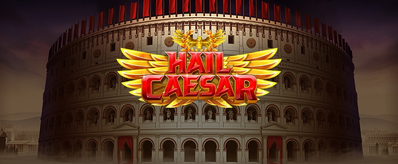 Graphic banner of the Roman Colosseum from the DuckyLuck Casino website.
