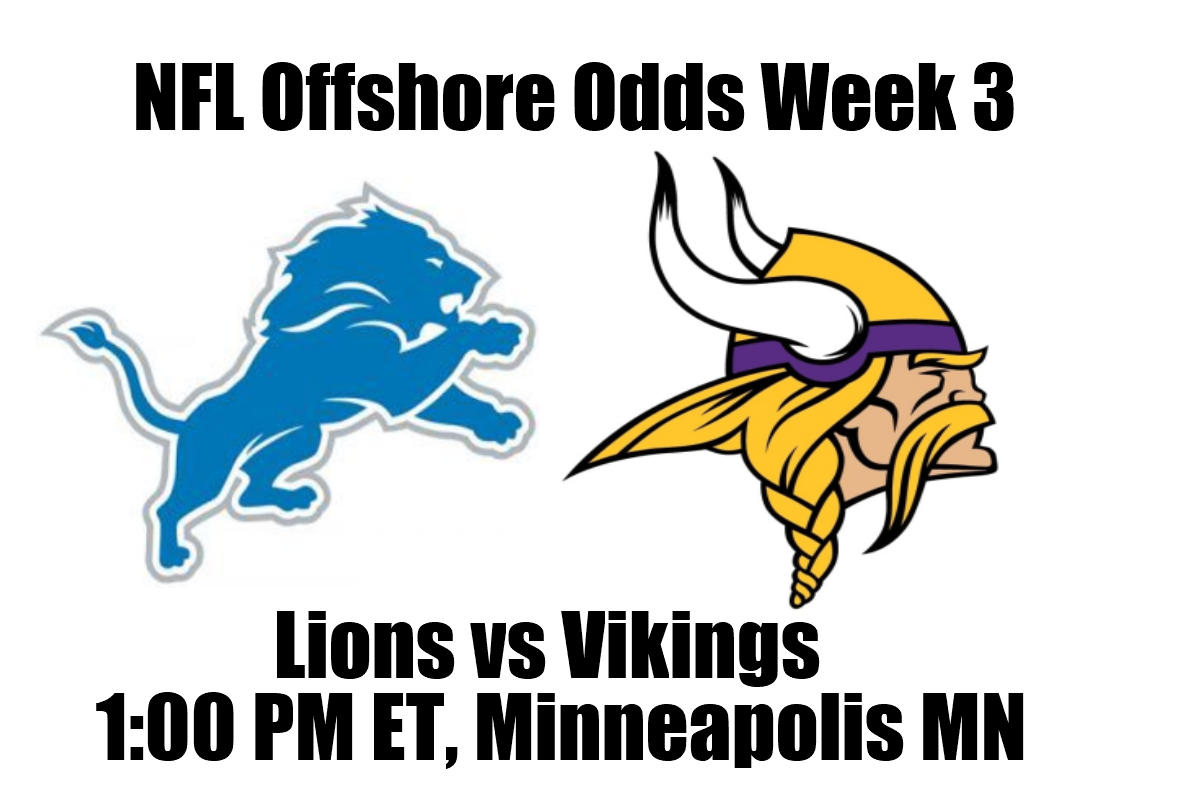 Lions Vikings week 3