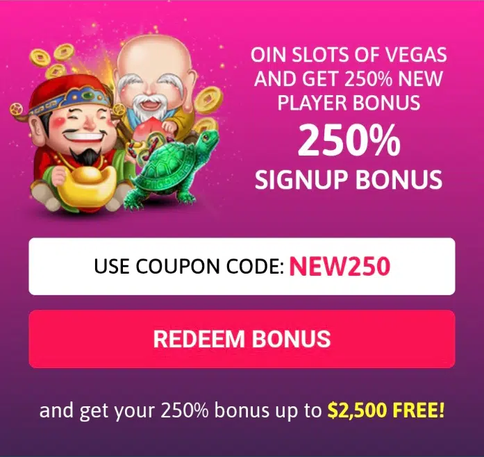 Banner in purple with two laughing Chinese people and bonus claim buttons