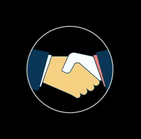 Shaking hands icon