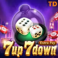 A banner for the casino game – 7 up 7 down