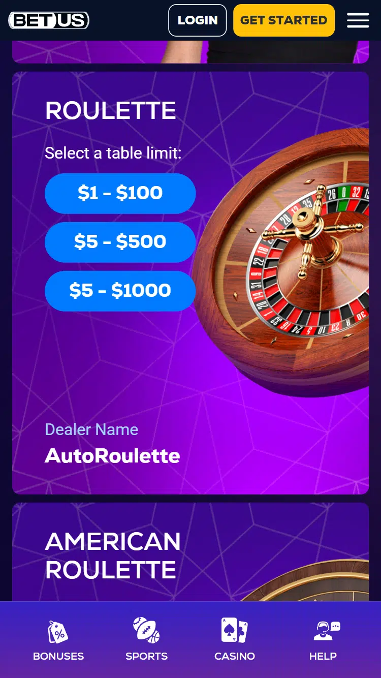 betus casino review live roulette