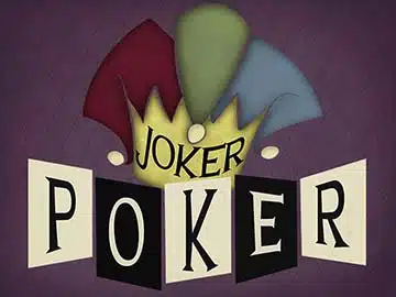 A banner of the game Joker Poker, available on the Everygame casino website