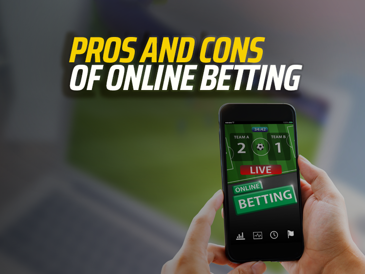 Pros and cons of online betting image. 