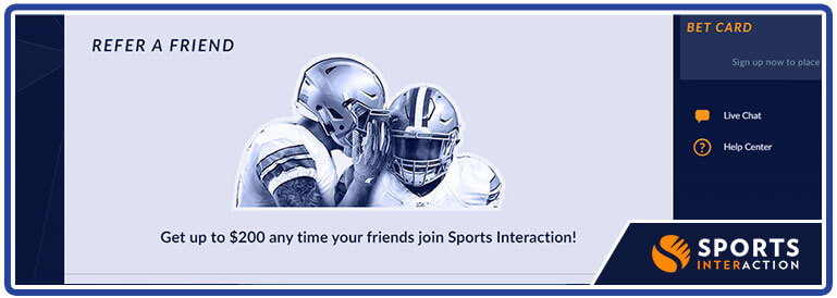 refre a friend bonus sports interaction