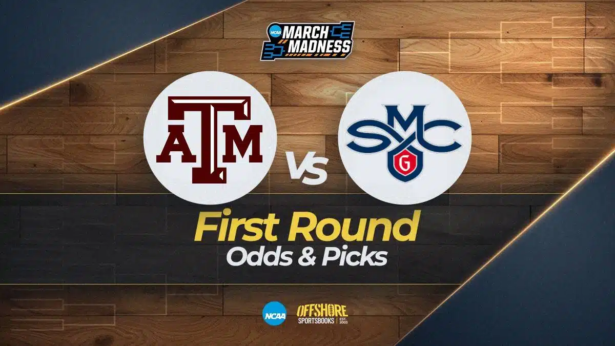 10 Texas A&M vs #7 Saint Mary’s NCAAB Pick: Aggies Face Gaels in First Round (Mar 19)